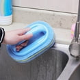 thumbnail image 5 of Limei Sponge Brush Handle Design PP Handle Sponge Brush Sponge Eraser Useful for Washroom, 5 of 7
