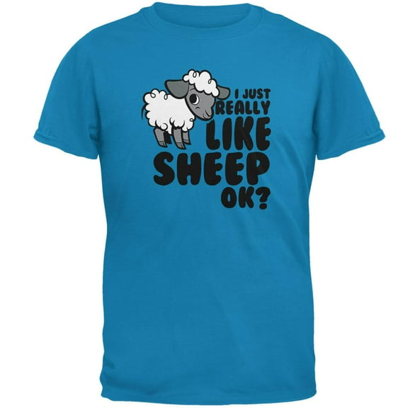 I Just Really Like Sheep Cute Mens T Shirt