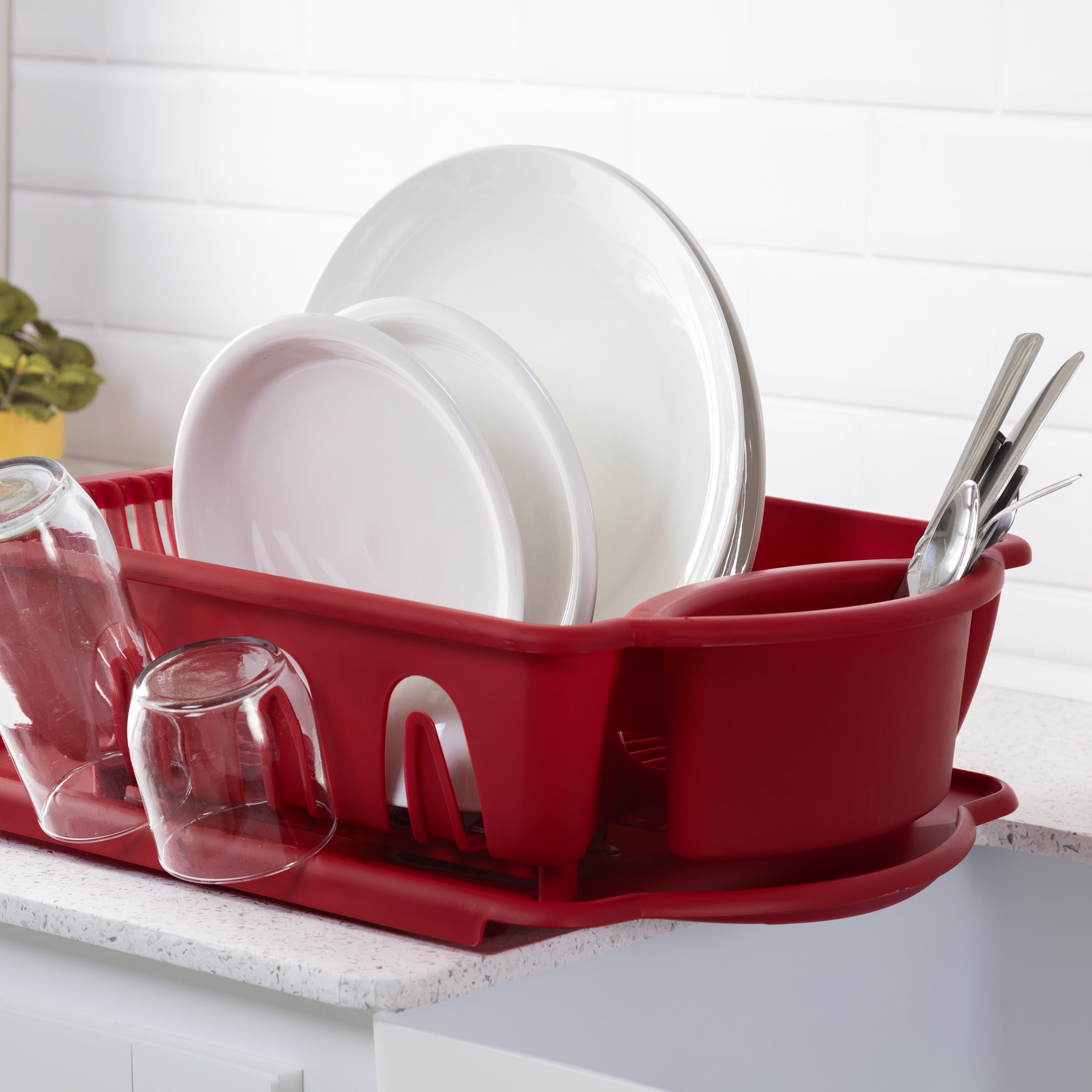 Sterilite Ultra Sink Set in Classic Red 2pc – SnapZapp