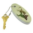 thumbnail image 2 of Deer Heads Trio Design Hunting Hunter Camouflage Floating Foam Keychain Fishing Boat Buoy Key Float, 2 of 3