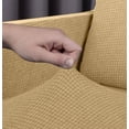 thumbnail image 3 of Cubre Sala Ajustable Stretch Fit Elástico 3 Piezas Melocotton Beige, 3 of 6