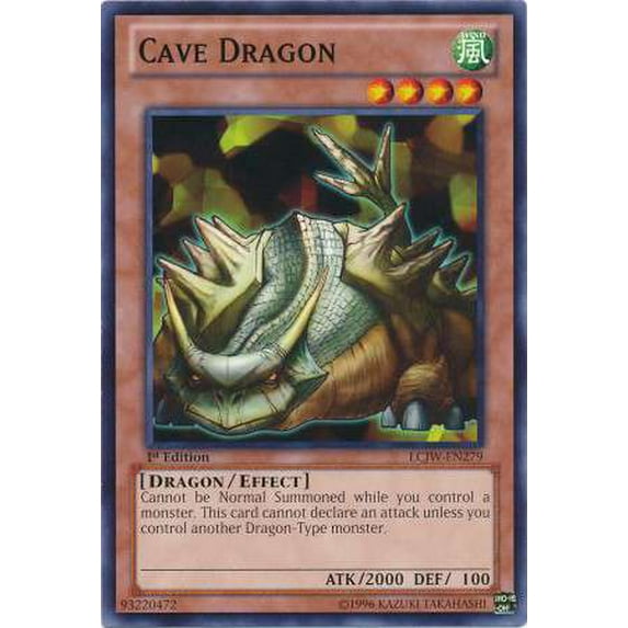 YuGiOh Legendary Collection 4: Joey's World Common Cave Dragon LCJW-EN279
