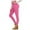 Pink, variant on HNMKIU Women's High Waist Lambswool Lined Winter Yoga Pants Soft Warm Belly Control Stretchy Comfortable Tights Leggings for Women Plus Size Army Green,L