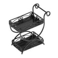 thumbnail image 1 of Milaget 1:12 Plant Pot Display Shelf Collections Dioramas Mini Storage Rack Building black, 1 of 9