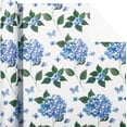 thumbnail image 2 of 30 Inch Kraft Hydrangea Floral Wrapping Paper Roll - 30 Inch x 33 Feet - Hydrangea Flower Wrapping Paper for Wedding, Birthday, Bridal Shower, Tea Party, 2 of 6