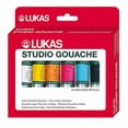 thumbnail image 2 of Lukas Studio Artist Gouache Paint Set - Professional Introductory Kit of 6 High Pigment Matte Finish Opaque Watercolors in 20 ml Tubes, 2 of 2