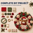 thumbnail image 6 of Clearance!Christmas 3D Fabric Poke Wreath DIY Kit, Christmas Wreath DIY Kit for Adults Teens, Christmas Decorations Gift, 6 of 8