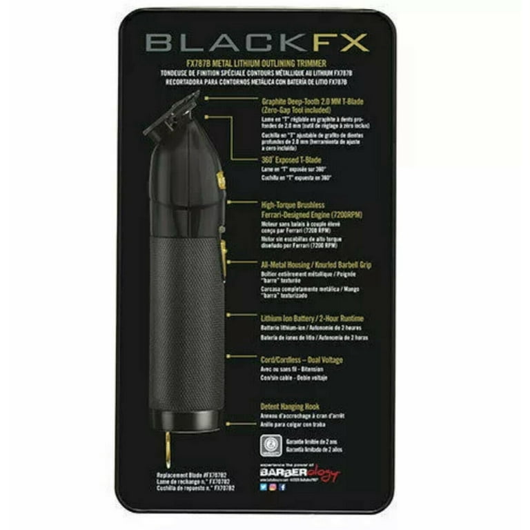 BaByliss PRO Gold & Black FX Cordless Limited Edition Skeleton