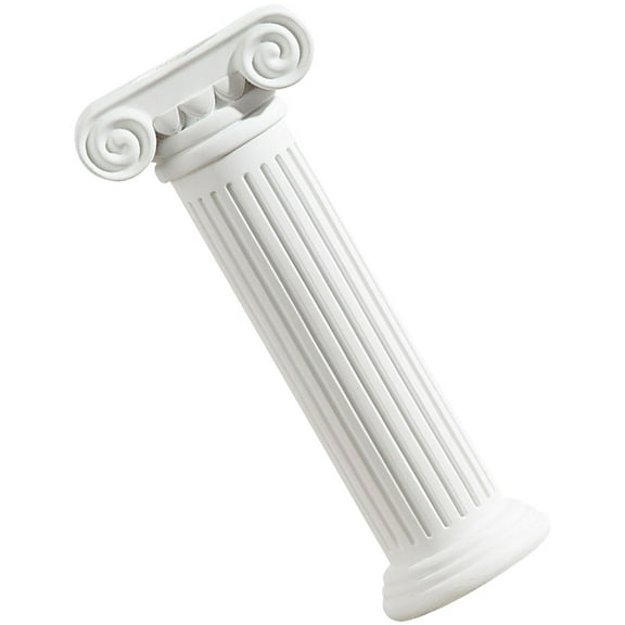 Supvox Wedding Column Stand Decorative Item White Resin 1Pcs