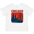 thumbnail image 3 of Inktastic Chicago City Skyline Silhouette Retro Boys or Girls Baby T-Shirt, 3 of 5