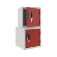 thumbnail image 5 of Casiers Cubiques de 12 Pouces - Carcasse Grise - Porte (Rouge), 5 of 5