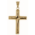 thumbnail image 3 of Pendentif Croix en Or Bicolore 14k, 3 of 4