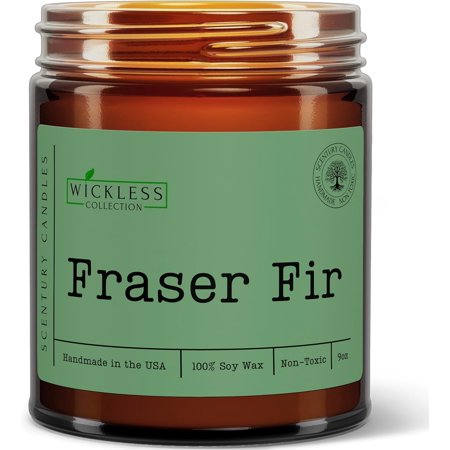 Wickless Pine Scented Candle for Candle Warmer Lamp Many Scents to Choose 100% Non-Toxic Soy Wax Candle Melts for Warming Plate Handmade in The USA (Fraser Fir)