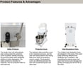 thumbnail image 3 of Commercial Electric Dough Mixer 10L Dual Rotation Dual Speed Dough Mixer 7.7 lbs Capacity, 3 of 11