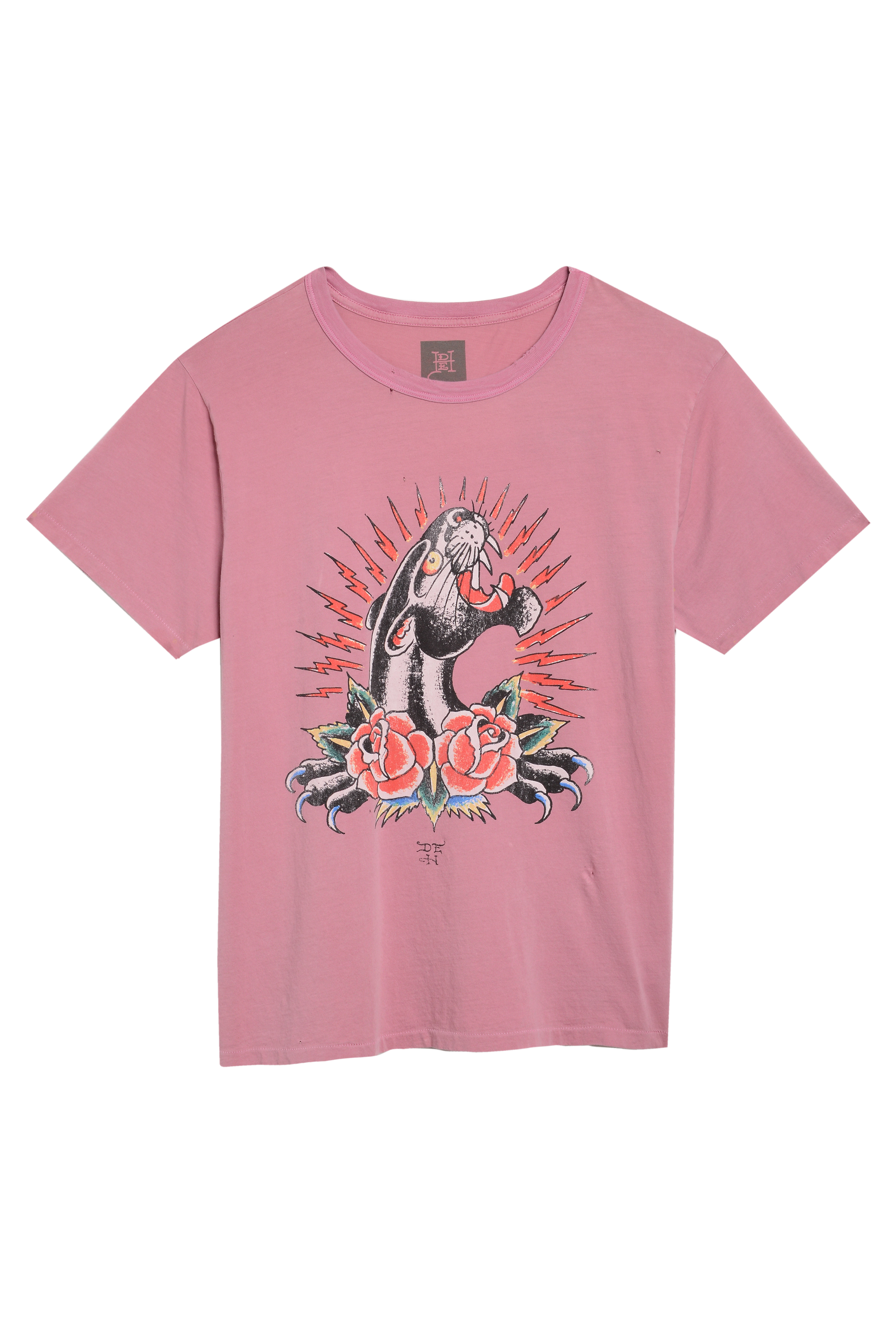 Ed Hardy Men's Panther and Roses T 
