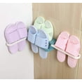 thumbnail image 3 of Wall-Mounted Shoe Rack, Towel Storage Organizer, Blue, 3 of 14