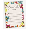 thumbnail image 2 of Inkdotpot Pack Of 30, You're Invited Invitations With Envelopes, Floral Invites for Your Wedding, Bridal Shower, Baby Shower, Birthday Invites Fill-In Style 5 X 7 Inches, 2 of 7