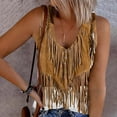 thumbnail image 2 of fatyb Womens Print Tank Tops Ribbed Sleeveless Casual Tops Button up V Neck Slim Knit Tees for Women, 2 of 5