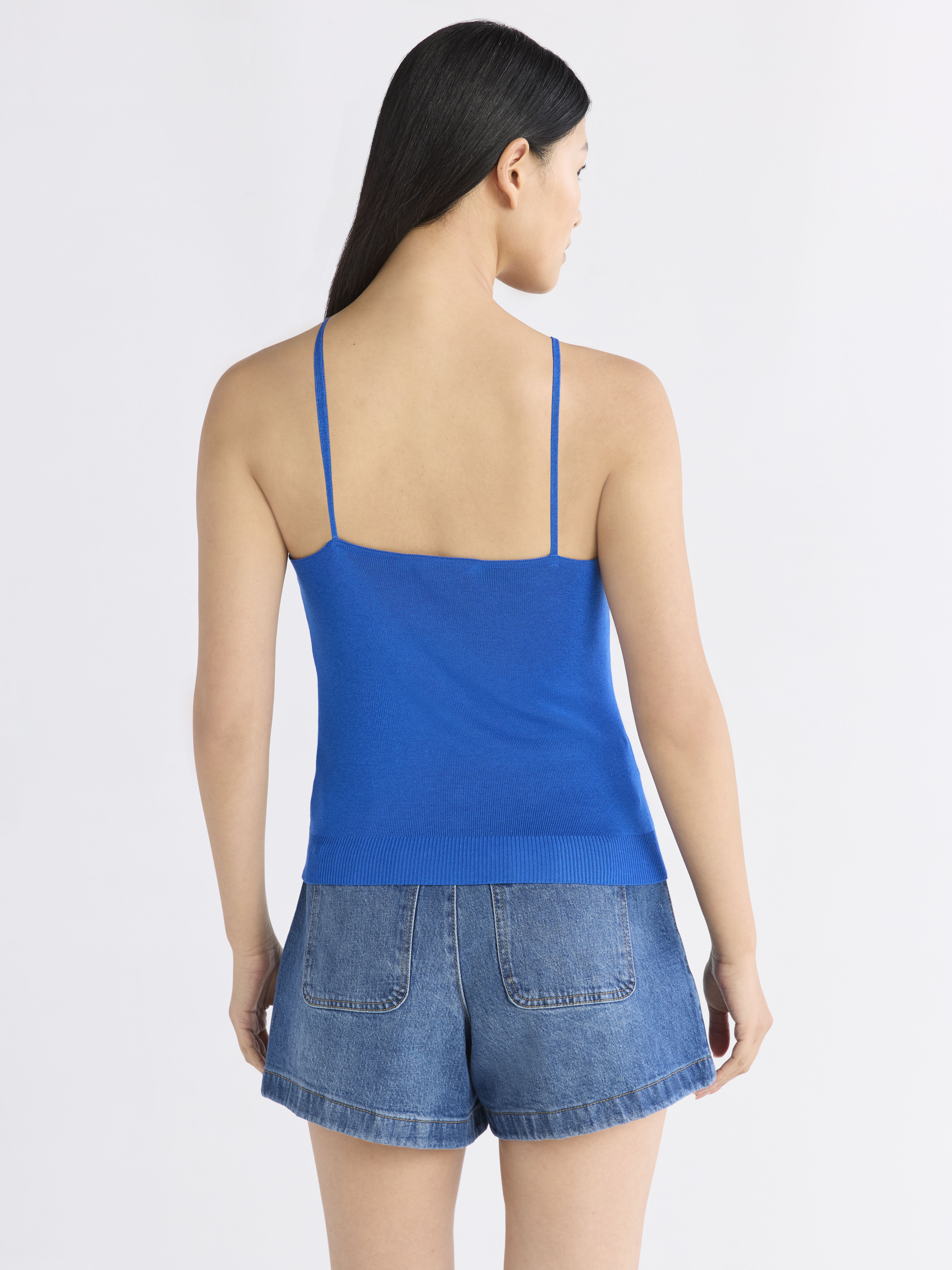 Free Assembly Women's Beaded Tank Top Sweater, Lightweight, Sizes XS-XXL