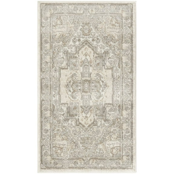 Nourison Home Concerto 2'2" x 3'9" Beige Vintage Indoor Rug