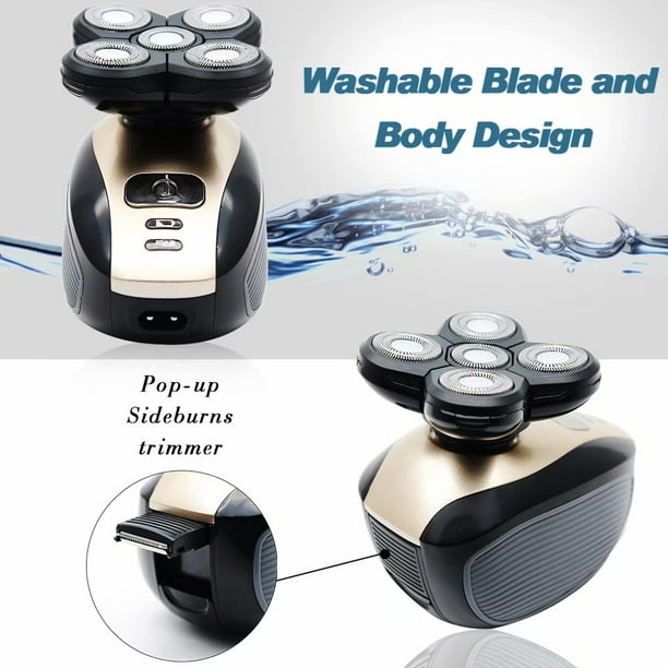 5 Head Electric Shaver Razor USB Rechargeable Men Bald Head Shaver for  Shaver Trimmer Grooming Rotary Cordless Hair Clippers Gifts for Man -  Walmart.ca
