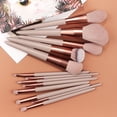 thumbnail image 3 of Professional 13PCS Makeup Brushes Set 2 Powder Puff Sponge for Cosmetics Foundation Blush Eyeshadow Blending Brush Beauty Tools 13-brown, 3 of 6