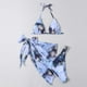thumbnail image 4 of Conjunto de 3 piezas Mujer Falda Halter Bikini Sarongs Cubrir Bikini Traje de baño Playa Fridja  nalpqowj19632, 4 of 6