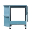 thumbnail image 6 of Expandable Rolling Sewing Table and Craft Station, Turquoise, 6 of 24