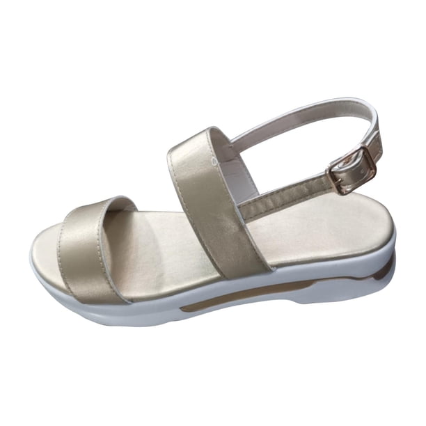 Amzcrzy Zapatos de mujer,Zapatos de mujer,Zapatillas de mujer, Sandalias planas de suela gruesa para mujer, zapatos de playa informales a la moda de verano Sandalias Mujer Zapatillas De Casa