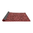 thumbnail image 2 of Ahgly Company Indoor Round Abstract Red Modern Area Rugs, 5' Round, 2 of 4