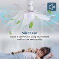 thumbnail image 4 of Ventilador Techo Moderno Decorativo LED 30 W Con Control Remoto 3 Velocidades Ajustables para El Y, 4 of 9
