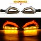 thumbnail image 2 of LED Forma De Cuchillo Indicadores De Señal De Giro Light2pcs Motocicleta 12V Ámbar Intermitente Super Brillante Lámpara Para Honda Yamaha Suzuki huangjie unisex, 2 of 2