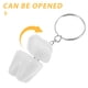 thumbnail image 5 of 25 uds llaveros de dientes llaveros colgantes llavero de coche llavero decorativo mochila colgante decoración diente colgante encanto recuerdo de fiesta, 5 of 8