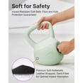 thumbnail image 2 of YOTTOY 10 lb Soft Kettlebell — Green, Anti-Slip Grip,Weight for Home Workouts,Safety Guaranteed, 2 of 8