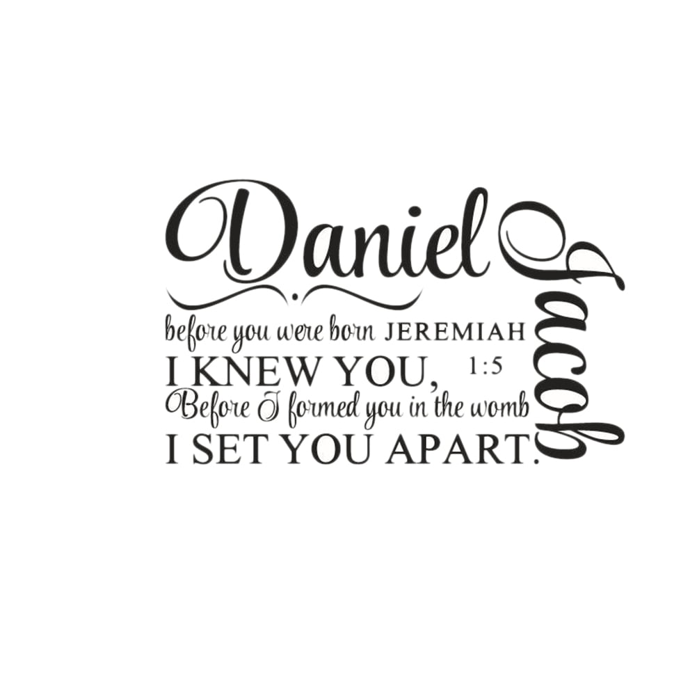 Wall Decal Sticker Wall Bible Verses Christian Jeremiah 15 Bible Verse