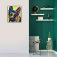 thumbnail image 6 of Epic Graffiti 'German Shepherd 1' by Dean Russo, Giclee Canvas Wall Art, 20"x24", 6 of 8
