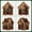 #05N Style C, variant on Halloween Wooden House 3D Rhinestone Diamond Art DIY Kit Pearl Bead Craft, Spooky Haunted Cottage Tabletop Decor, 5.7in