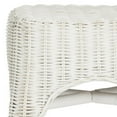 thumbnail image 6 of SAFAVIEH Percy 29" High Wicker Counterstool with Footrest, White Distress, 6 of 7