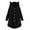 Black-B, variant on Womens Oversized Hoodies Fleece Sweatshirts Solid Color Fuzzy Fleece Cat Ear Hooded Jacket Long Sleeve Loose Button Side Coat Blue-A M