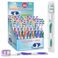 thumbnail image 2 of 200 Bulk Toothbrushes With Hygienic Covers Individually Wrapped Multi Colors Classic Medium Soft 200 Count, 2 of 9