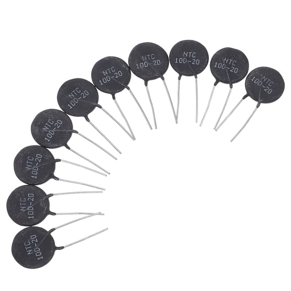 HINTRMENT 10Pcs Black Temperature or Thermal Resistors Assorted Kit Easy Installation for Current Limiters