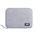 thumbnail image 1 of BUBM DISS-PVC Grey Compact Digital Organizer - Lightweight & Mini PVC Storage Case for Data Cables, Headphones, USB Flash Drives, and Memory Cards - All-in-One Portable Electronics Accessory Pouch, 1 of 6