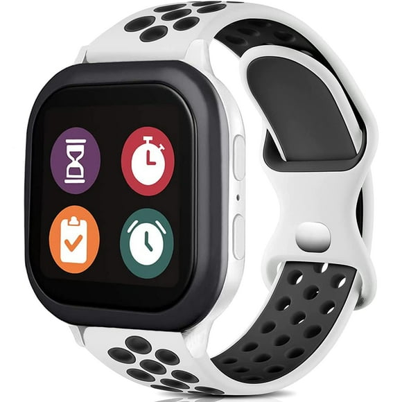 Silicone Sport Gizmo Watch Band Replacement For Kids 20Mm Soft Breathable Smartwatch Band Compatible With Gizmo Watch 3 2 1 For Boys And Girls