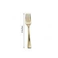 thumbnail image 5 of Balsa Circle 24 Pieces 4" Gold Disposable Plastic Forks Party Catering Tableware, 5 of 8