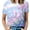 style-4, variant on Vibe Blooming Tulips Women's Short Sleeve Tops Casual Blouses T Shirt