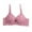Pink, variant on Sokhug Women's Plus Size Bra,Casual Lace Shaping Cup Plus Size Extra-Elastic Wirefree Underwear