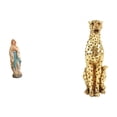 thumbnail image 1 of Figura de María con forma de , escultura de resina, obra de arte decorativa, centro de mesa, adorno para escritorio, oficina o hogar, 1 of 8