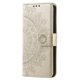 thumbnail image 5 of KAIYANG Funda de piel con relieve Totem para OnePlus 10R 5G, color marrón, estilo D, color dorado, para 1+10R/1+Ace, 5 of 5