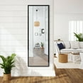 thumbnail image 3 of Costway Door Wall Mounted Mirror Full Length Hanging Mirror Bedroom Bathroom Black, 3 of 10