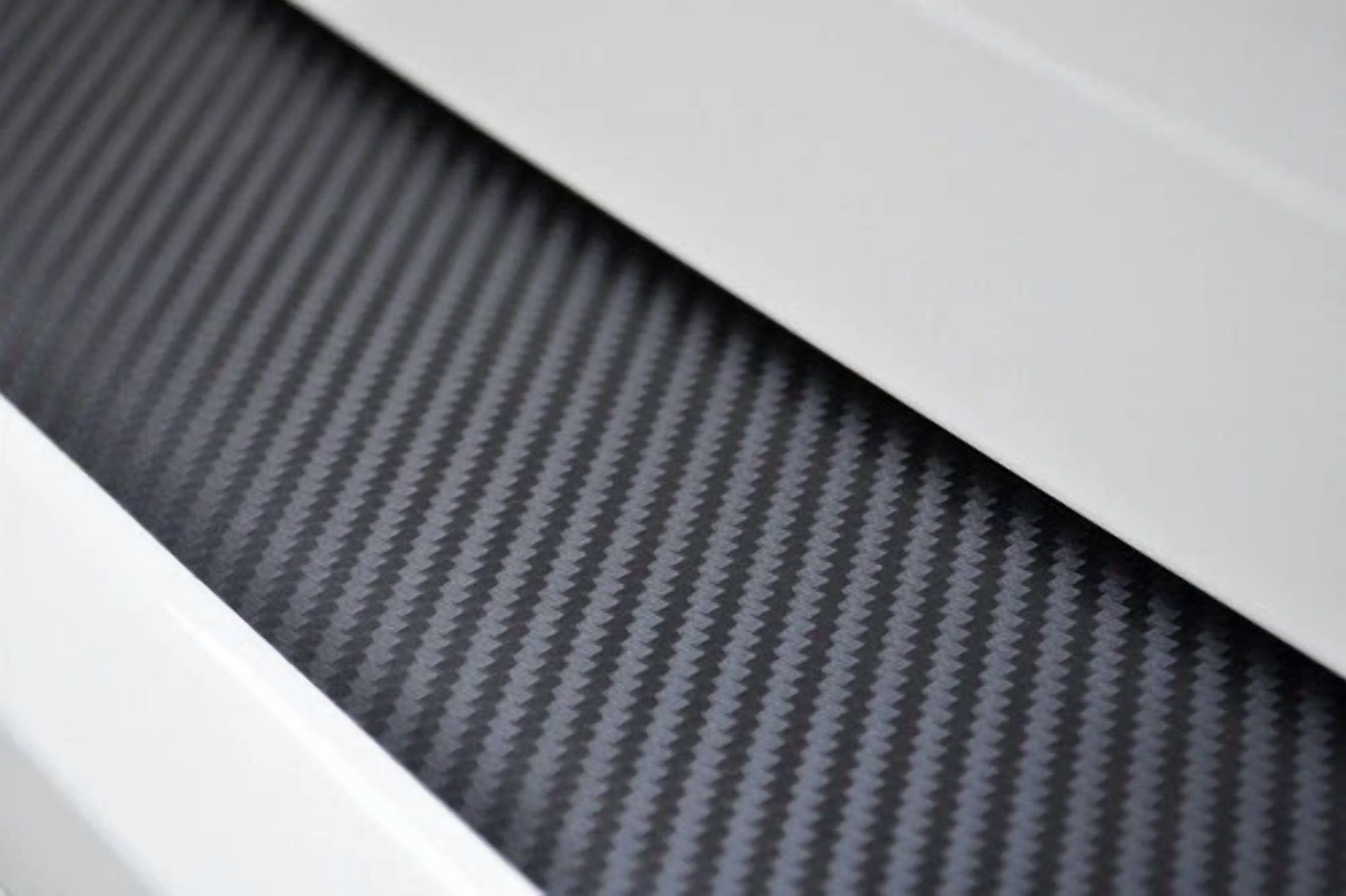 PRIME- Car Accessories Rear Bumper Trunk Tail Lip Protect Carbon Fiber Stickers Black